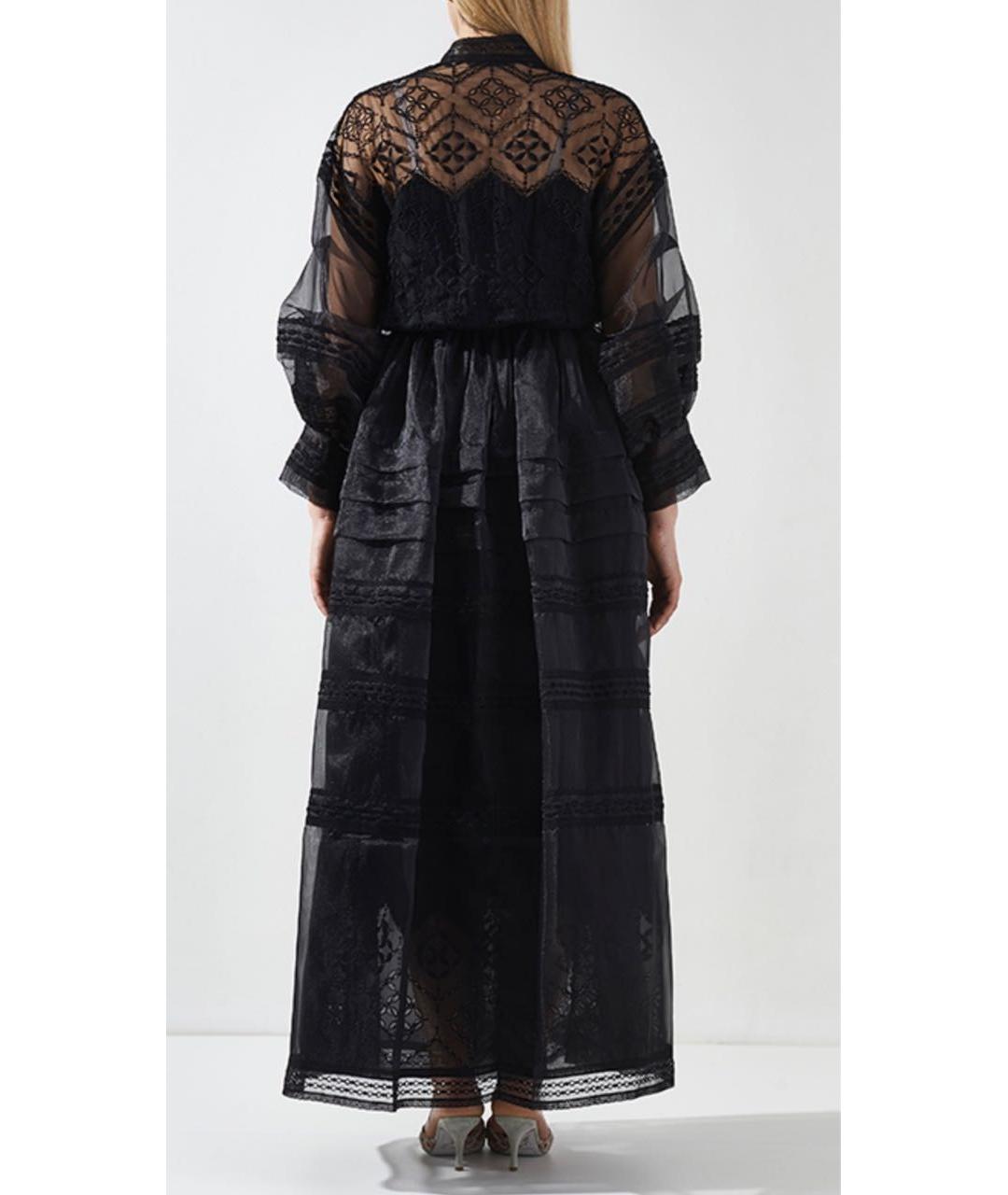 ERMANNO SCERVINO Черное полиэстеровое вечернее платье, фото 3
