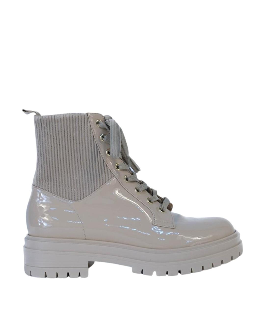 GIANVITO ROSSI Розовые кожаные ботинки, фото 1