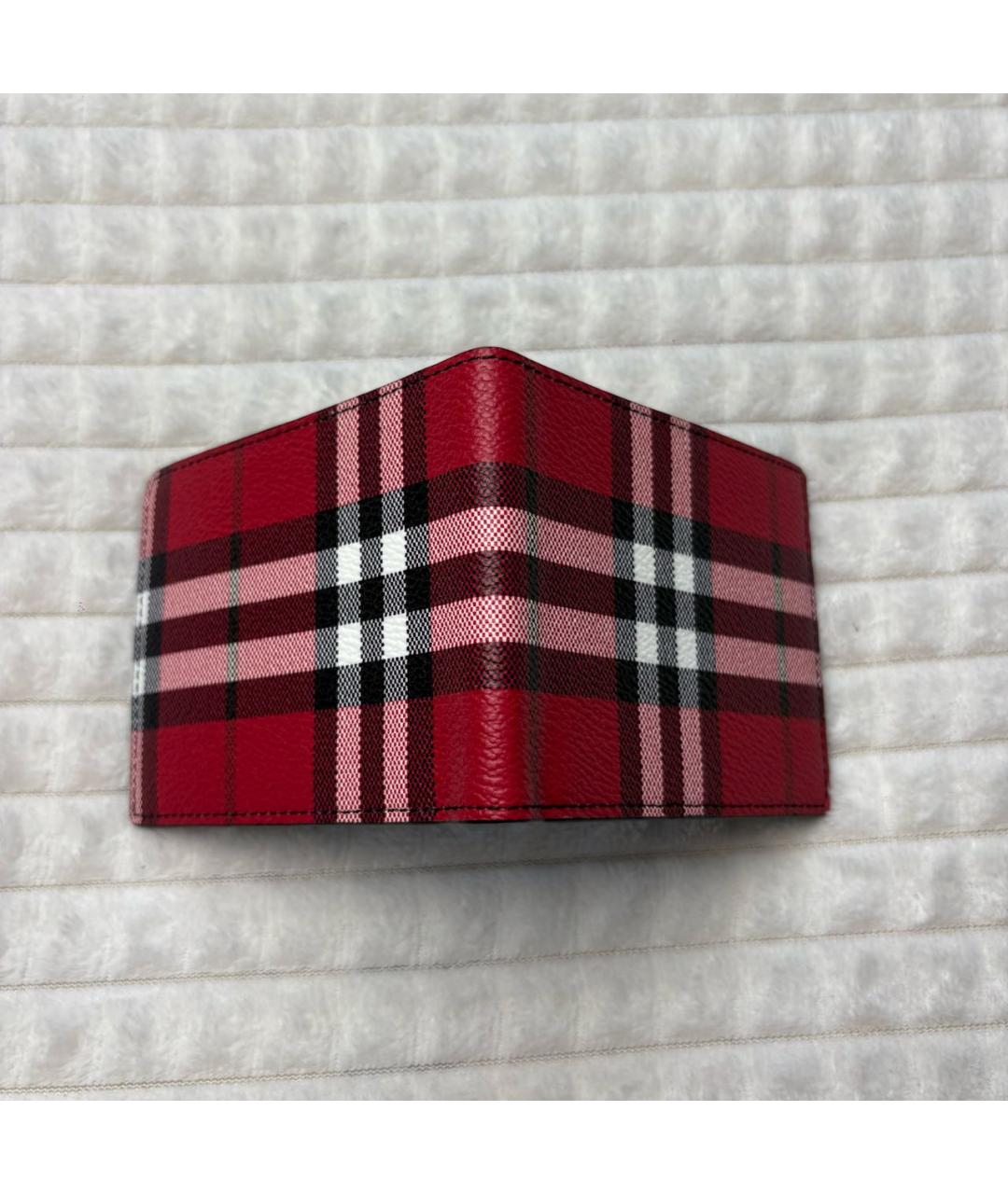 BURBERRY Красный кошелек, фото 3