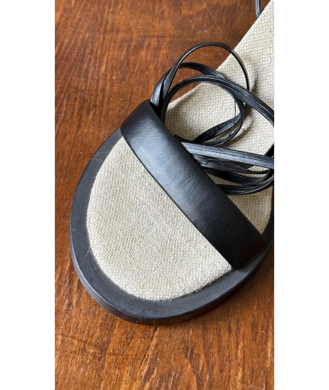 JACQUEMUS Черные босоножки, фото 5
