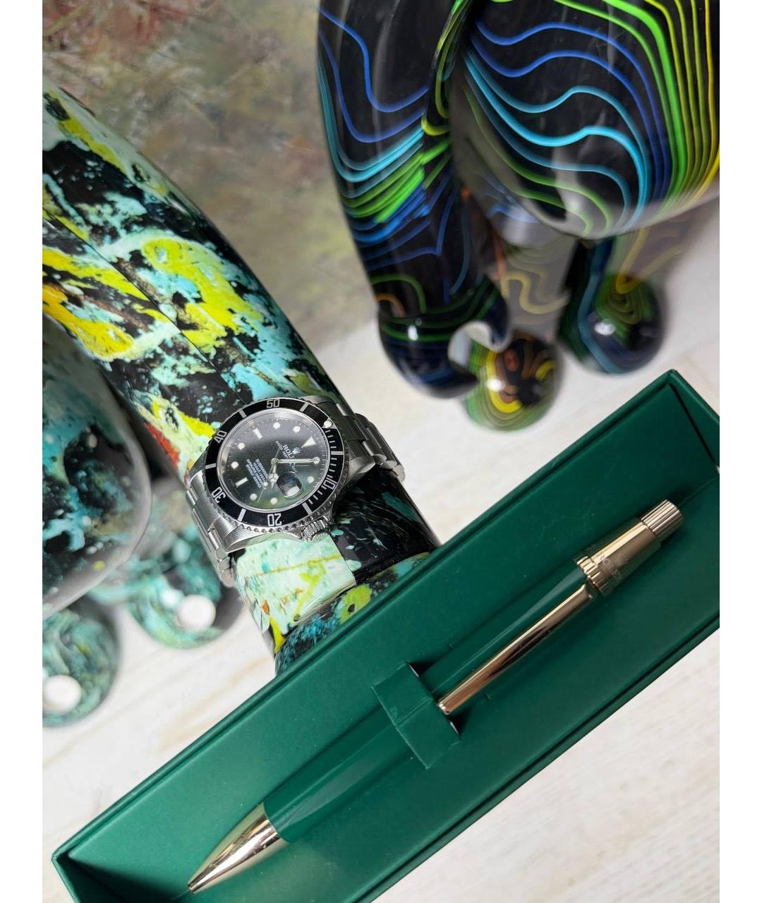 ROLEX Зеленая шариковая ручка, фото 4