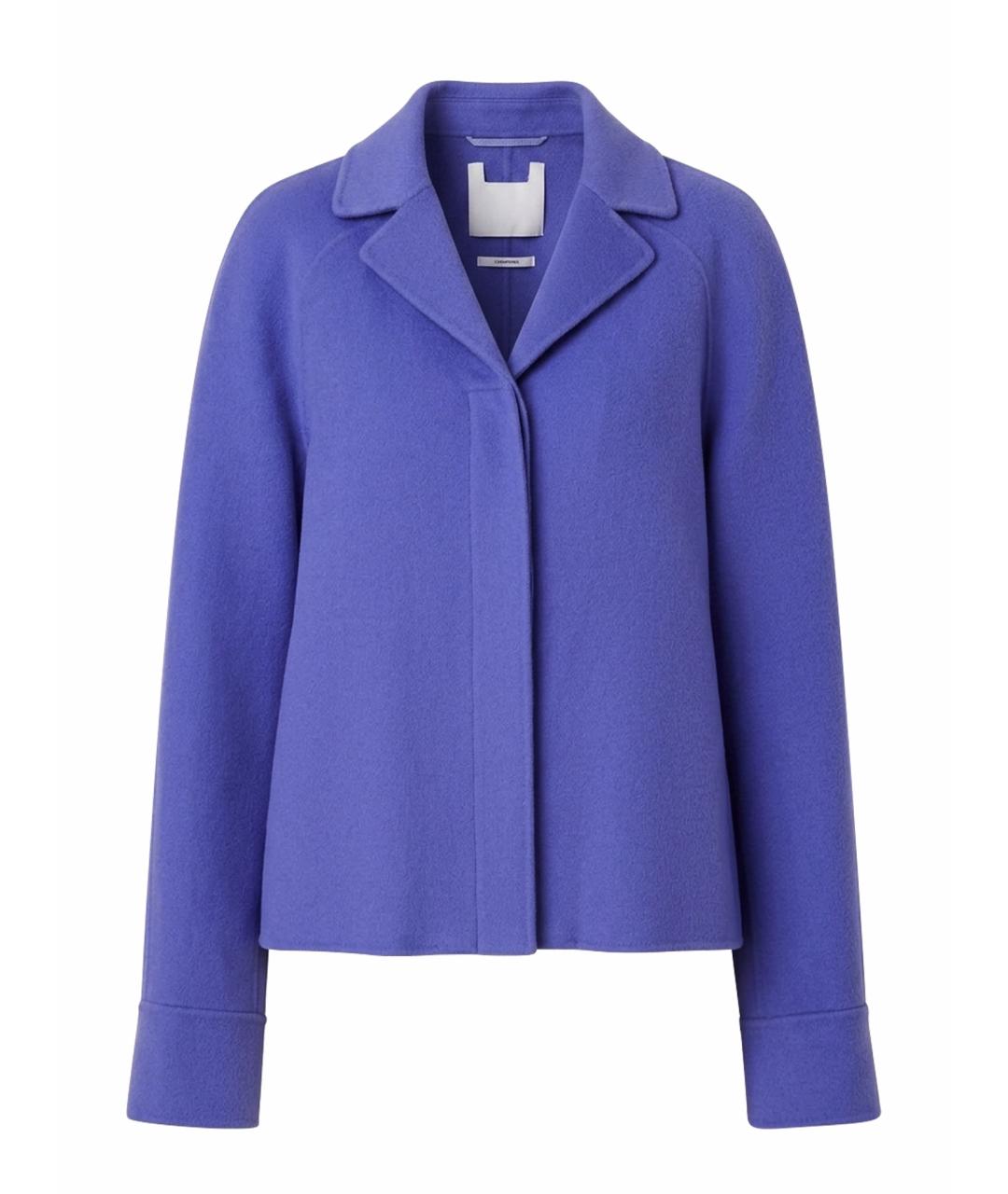 SPORTMAX Фиолетовое шерстяное пальто, фото 1