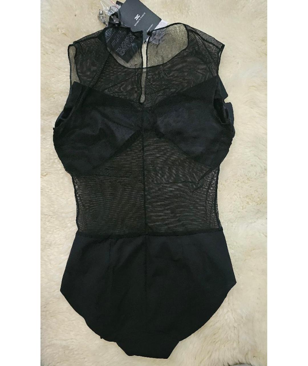 ELISABETTA FRANCHI Черное сетчатое боди, фото 2