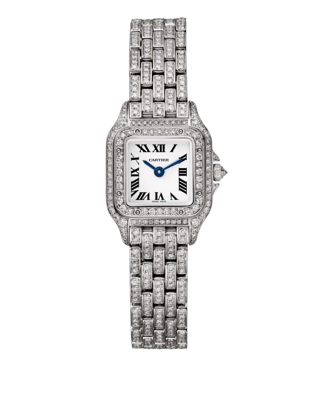 CARTIER Белые часы из белого золота, фото 1