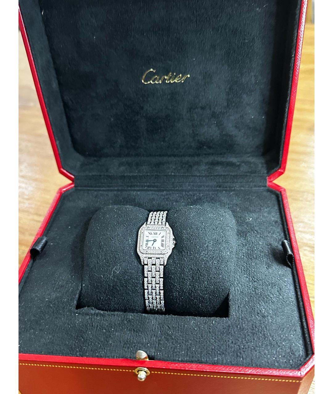 CARTIER Белые часы из белого золота, фото 3