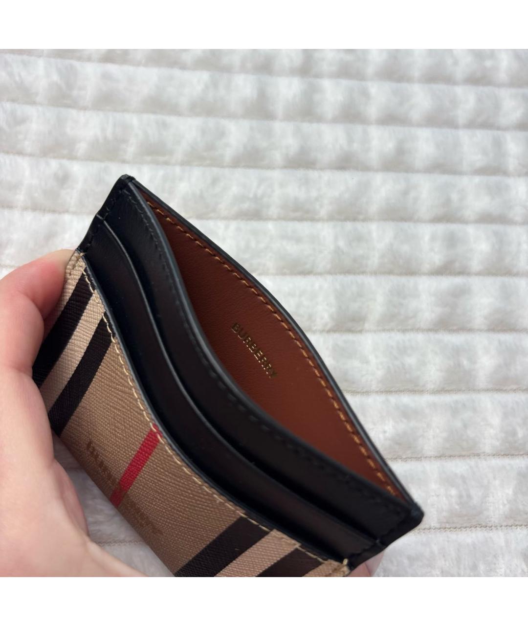 BURBERRY Бежевый кардхолдер, фото 3