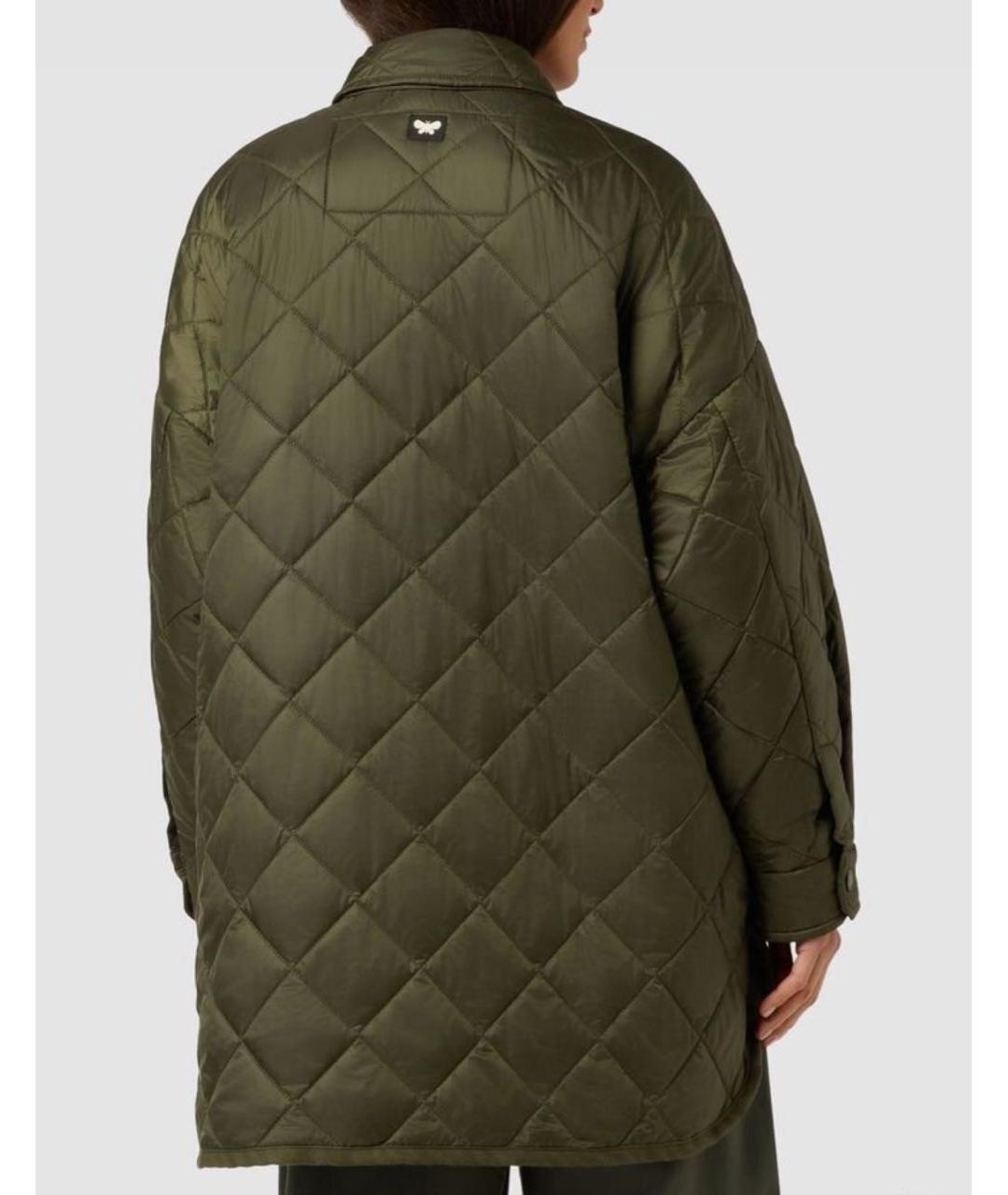 WEEKEND MAX MARA Зеленая полиэстеровая куртка, фото 2
