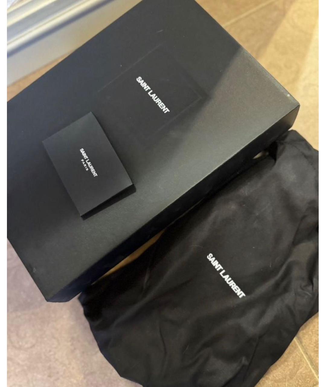 SAINT LAURENT Белые кожаные кеды, фото 4