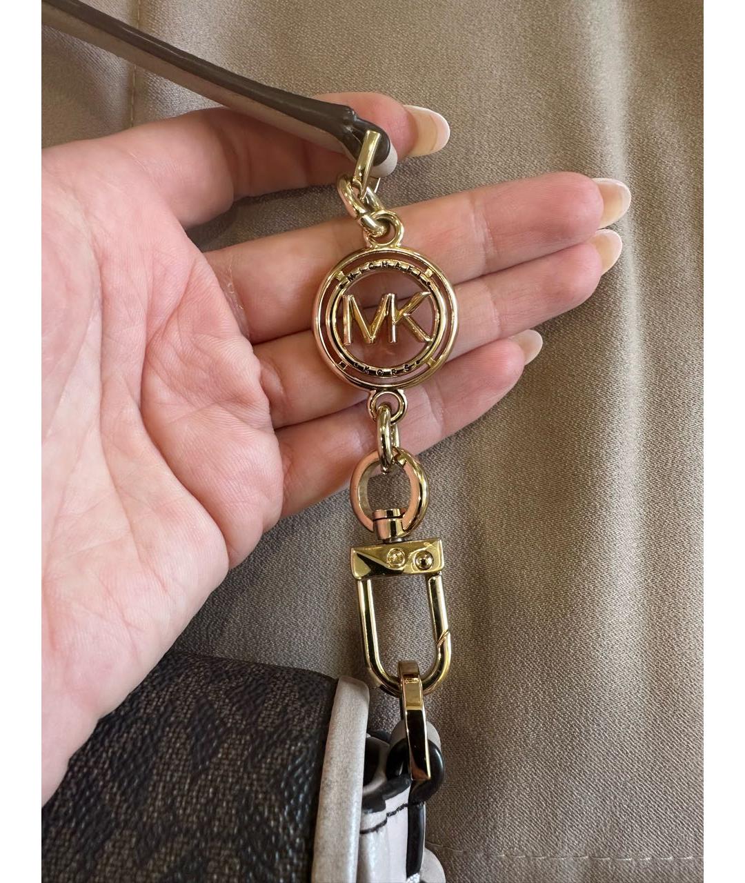 MICHAEL KORS Коричневая сумка через плечо, фото 3