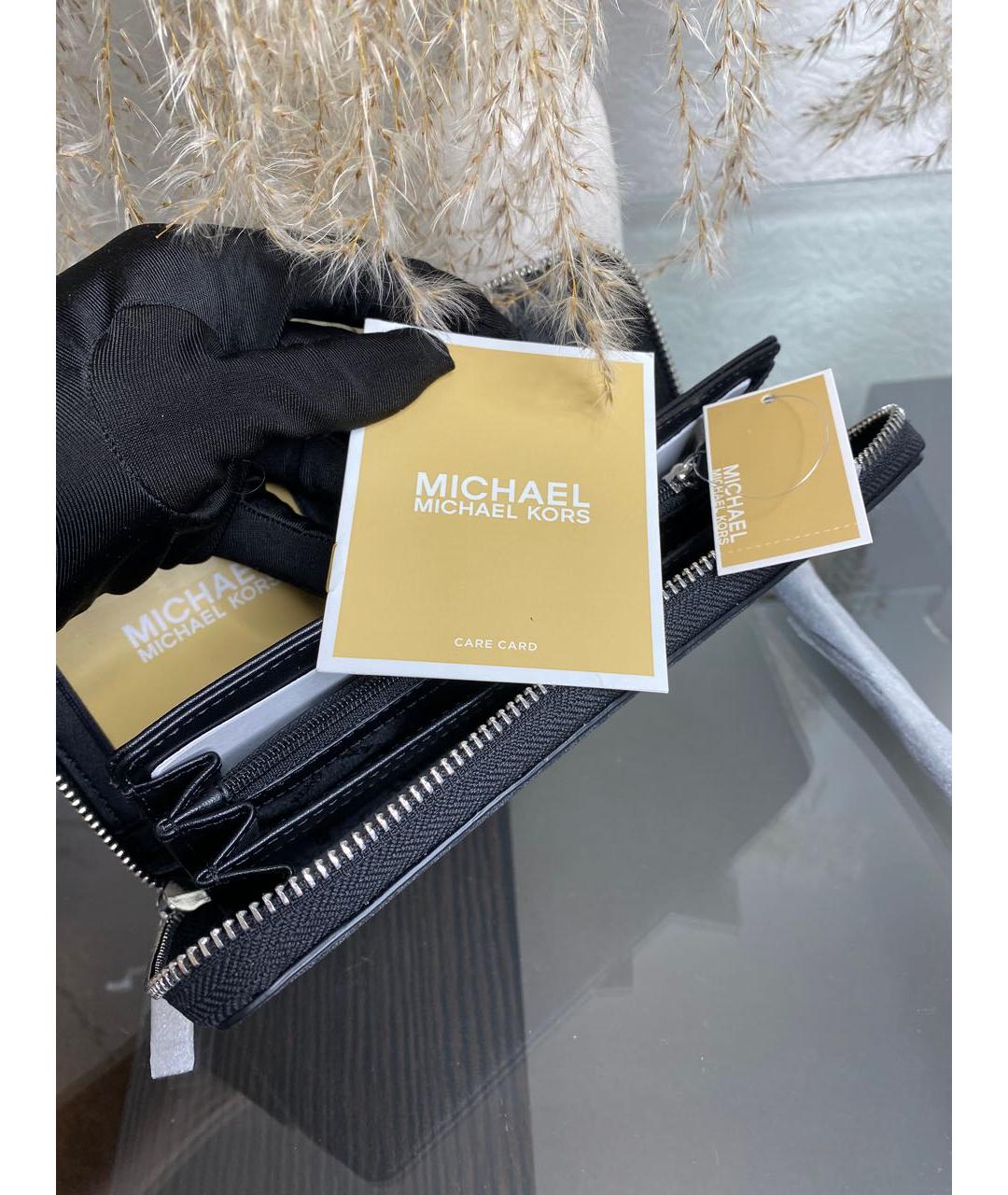 MICHAEL KORS Черный кошелек, фото 6