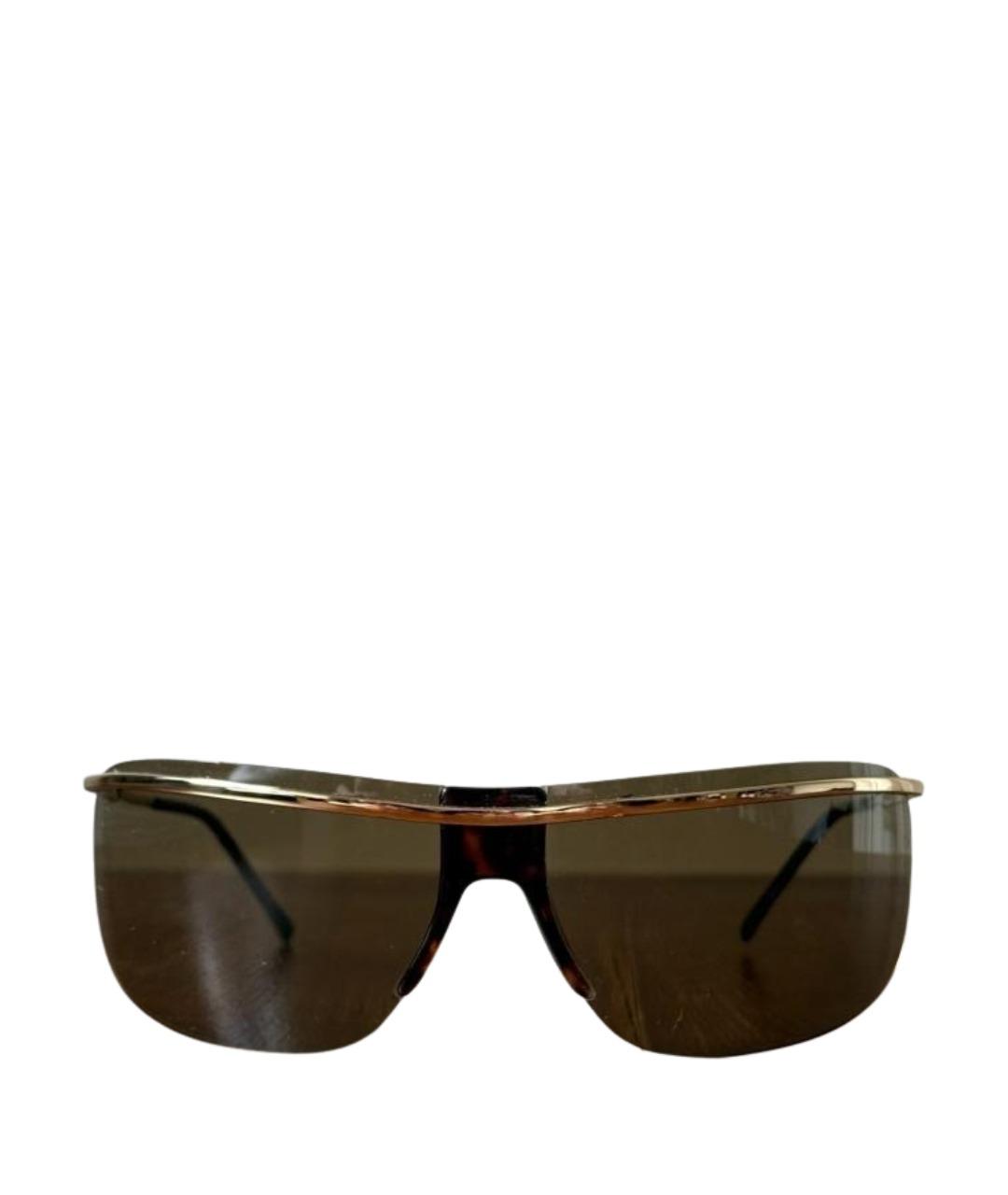 GUCCI Хаки металлические солнцезащитные очки, фото 1