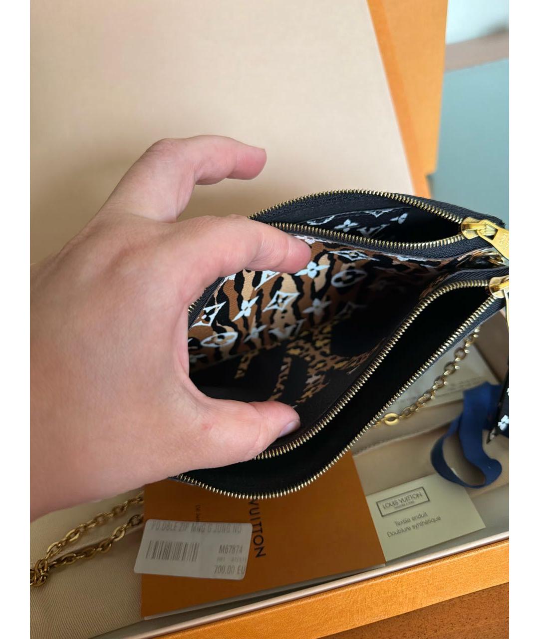 LOUIS VUITTON Черная сумка через плечо, фото 6