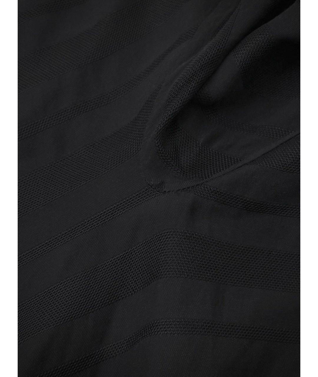 ANN DEMEULEMEESTER Черная хлопковая юбка миди, фото 7