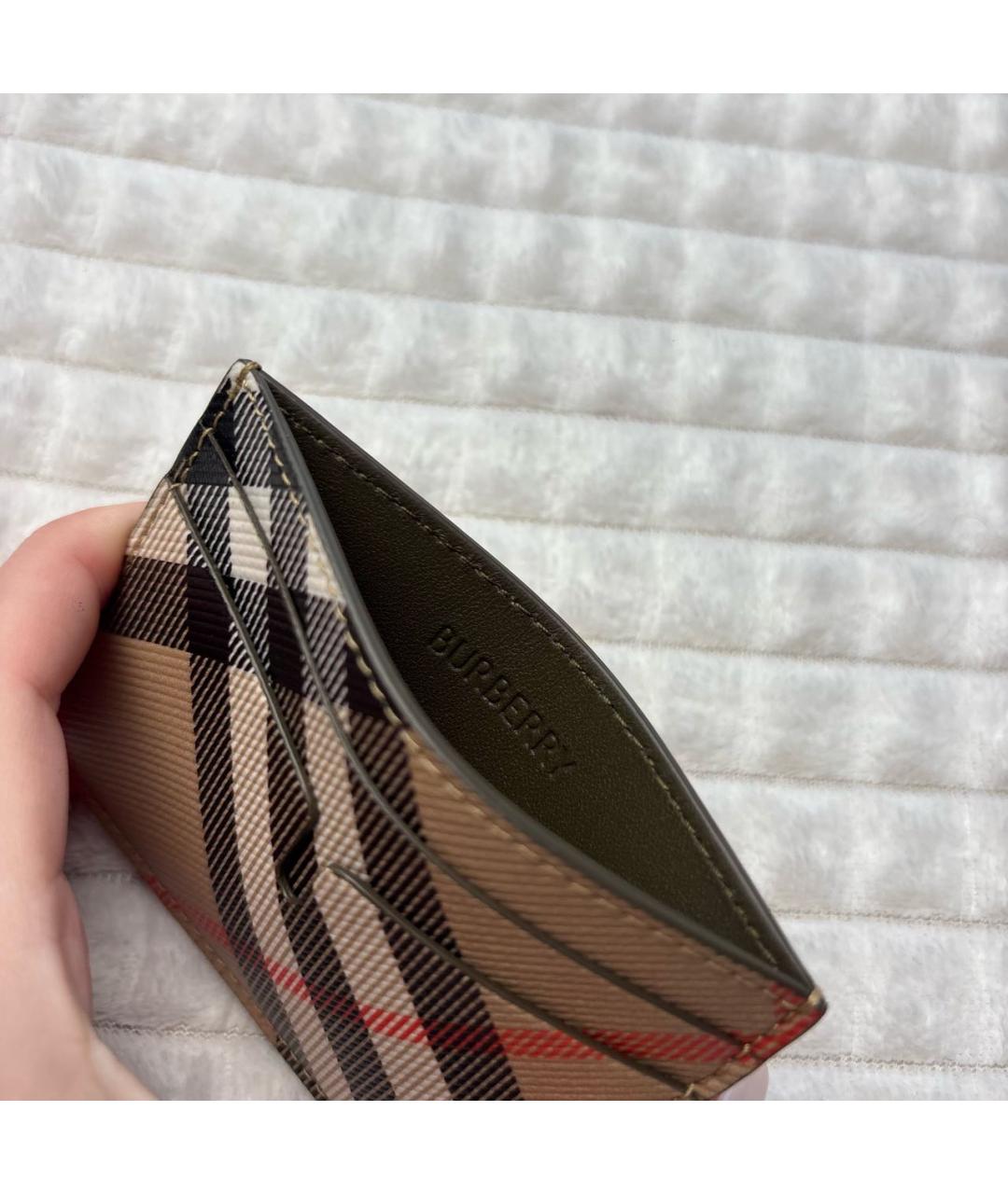 BURBERRY Бежевый кардхолдер, фото 3