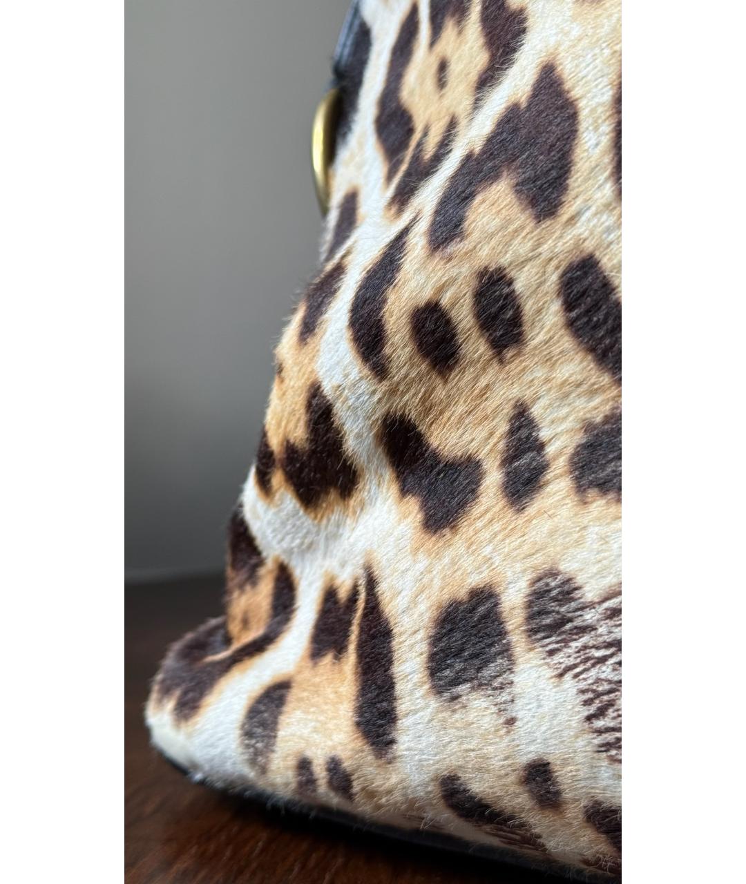 SAINT LAURENT Коричневая сумка тоут, фото 6