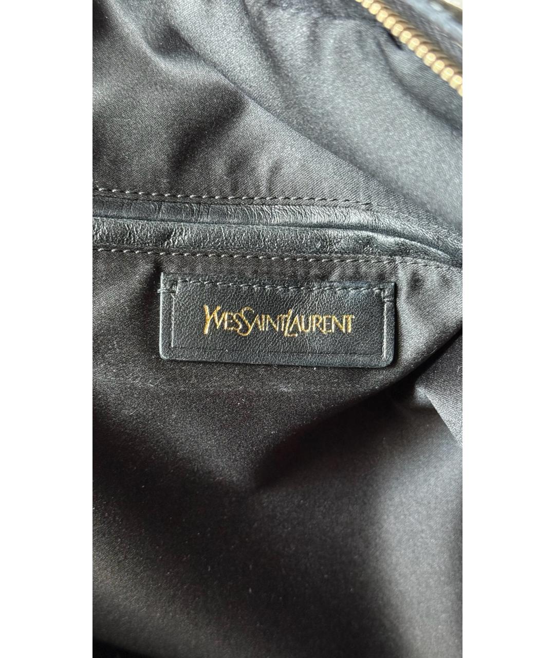 SAINT LAURENT Коричневая сумка тоут, фото 8