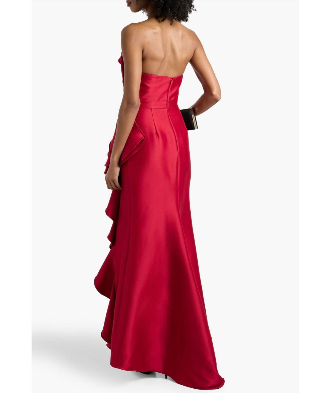 BADGLEY MISCHKA Красное полиэстеровое вечернее платье, фото 3