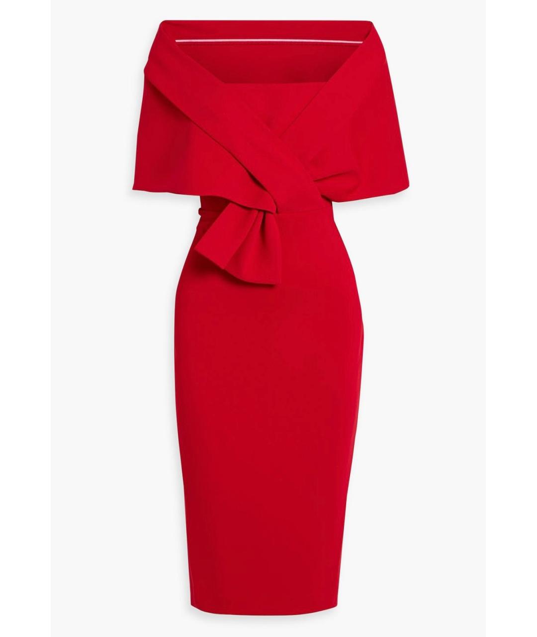 BADGLEY MISCHKA Красное полиэстеровое платье, фото 4