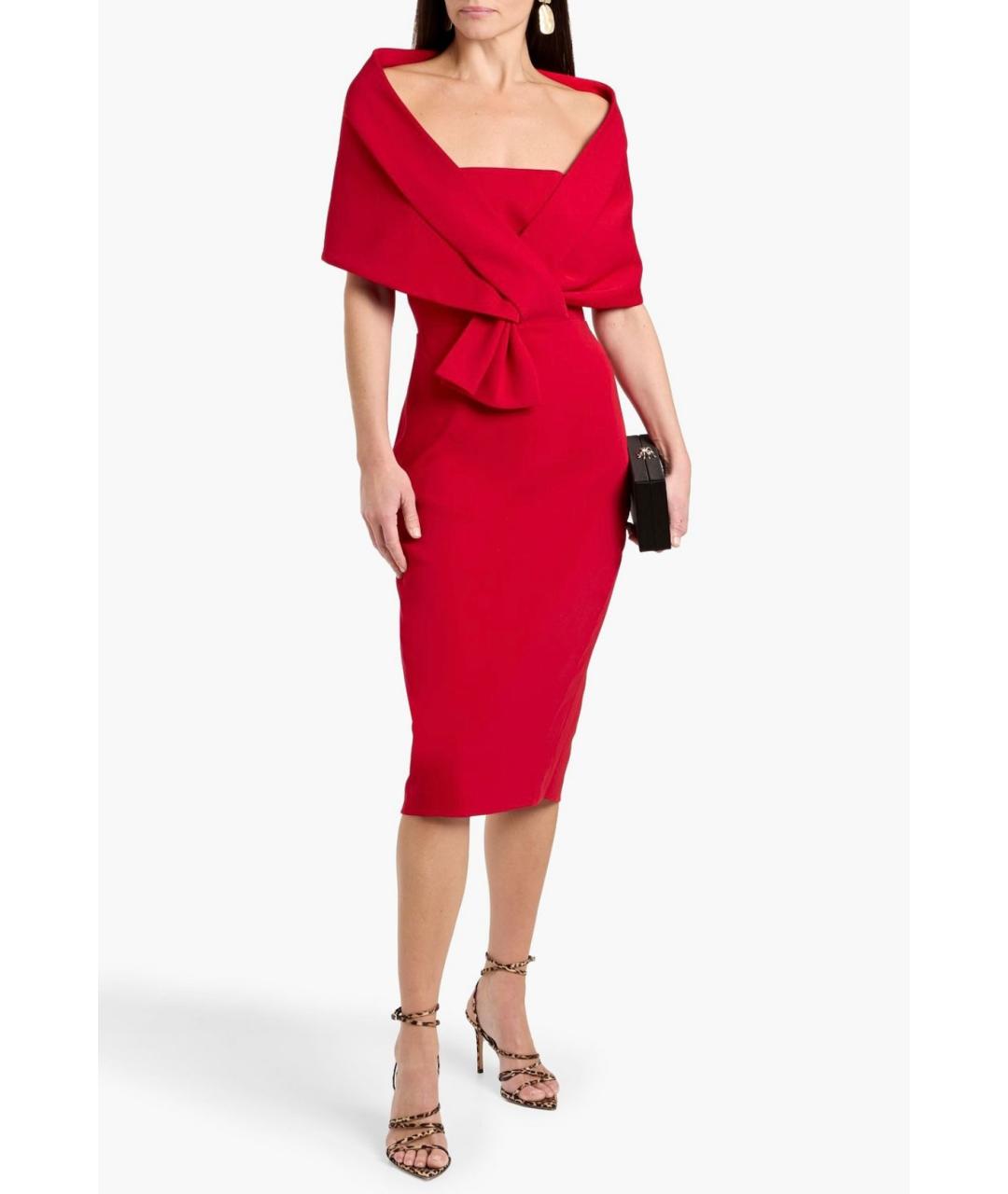 BADGLEY MISCHKA Красное полиэстеровое платье, фото 2