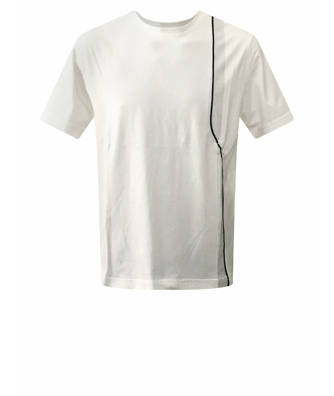 BILANCIONI Белая хлопко-эластановая футболка, фото 1