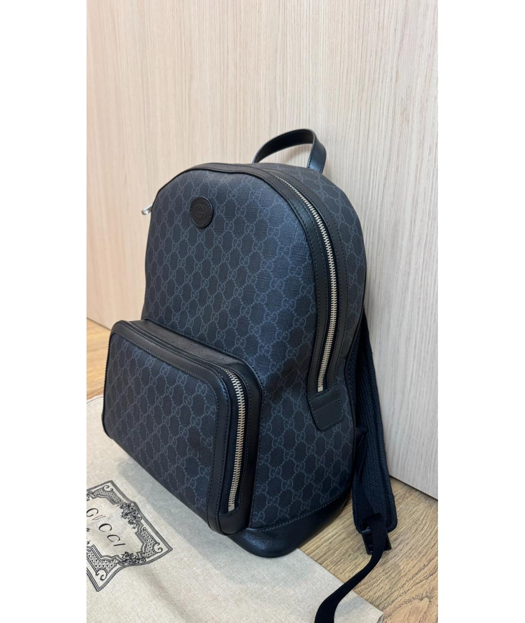 GUCCI Темно-синий рюкзак, фото 2