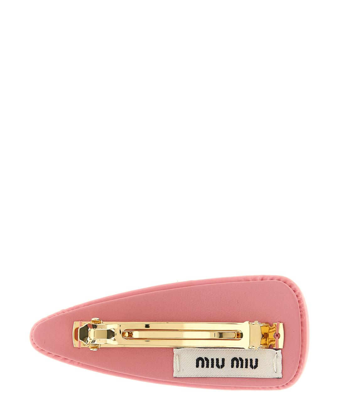 MIU MIU Розовая заколка, фото 2