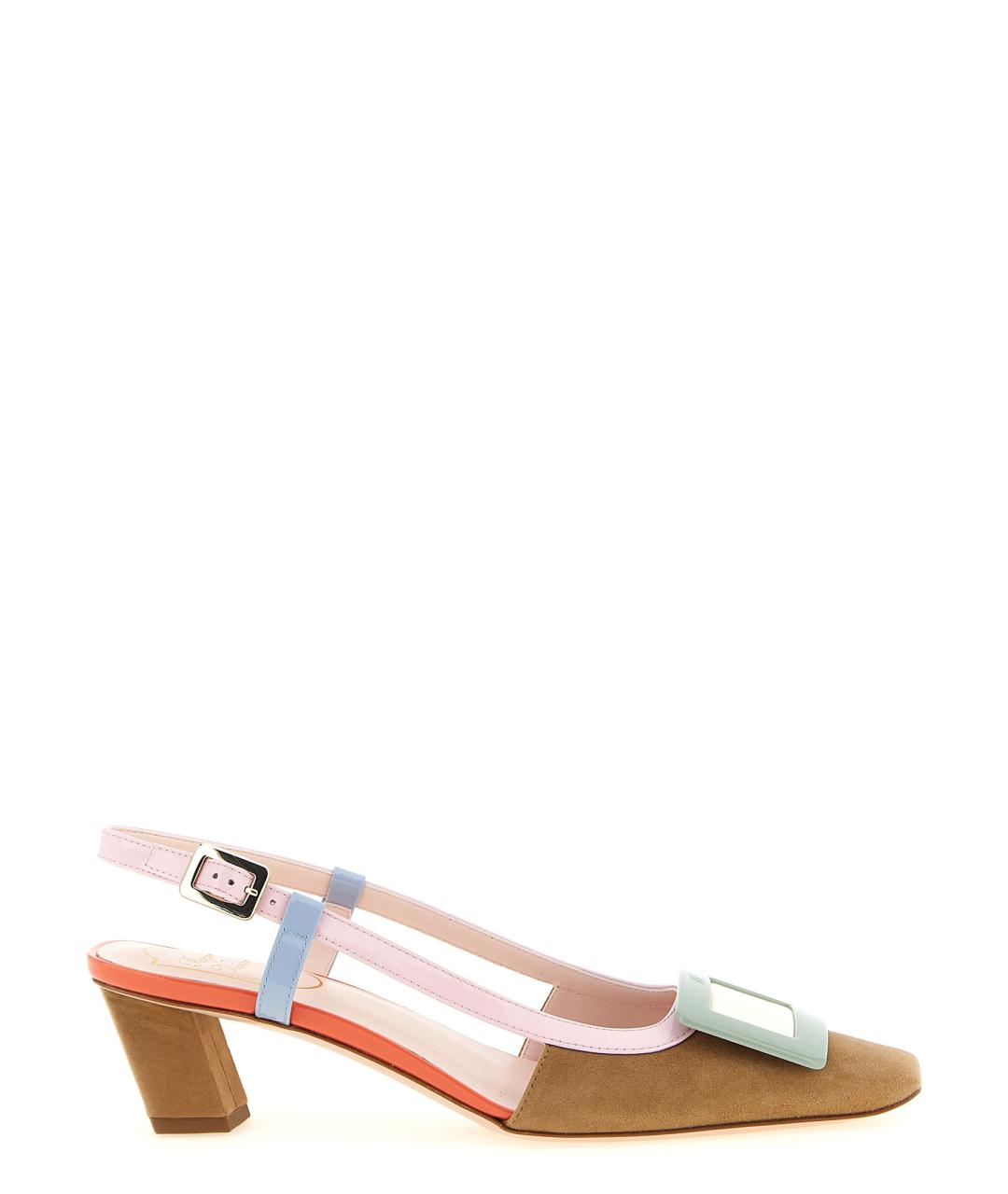 ROGER VIVIER Мульти замшевые туфли, фото 1