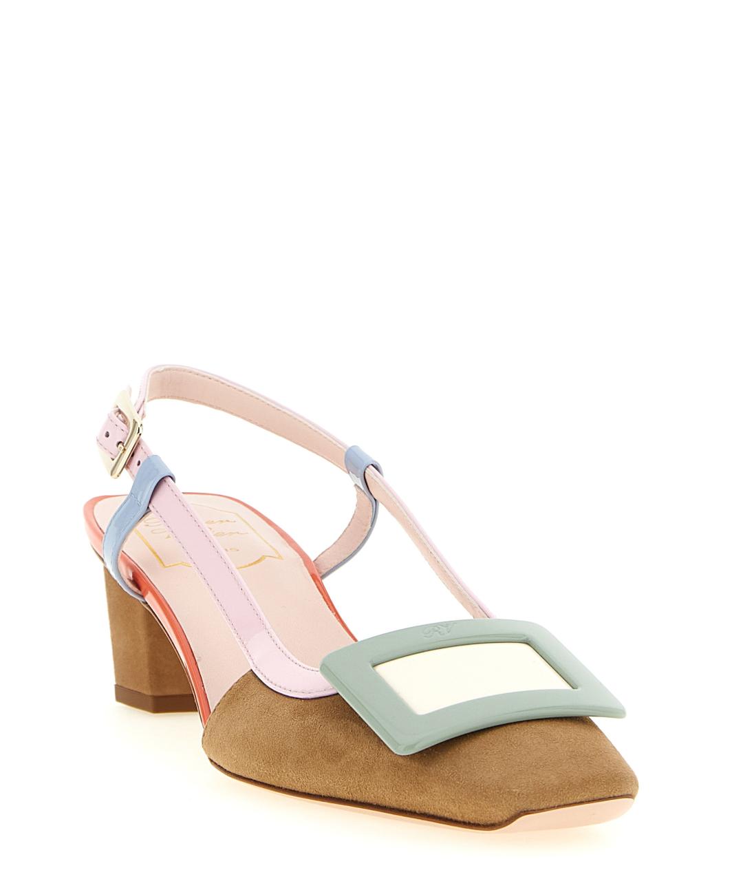 ROGER VIVIER Мульти замшевые туфли, фото 2