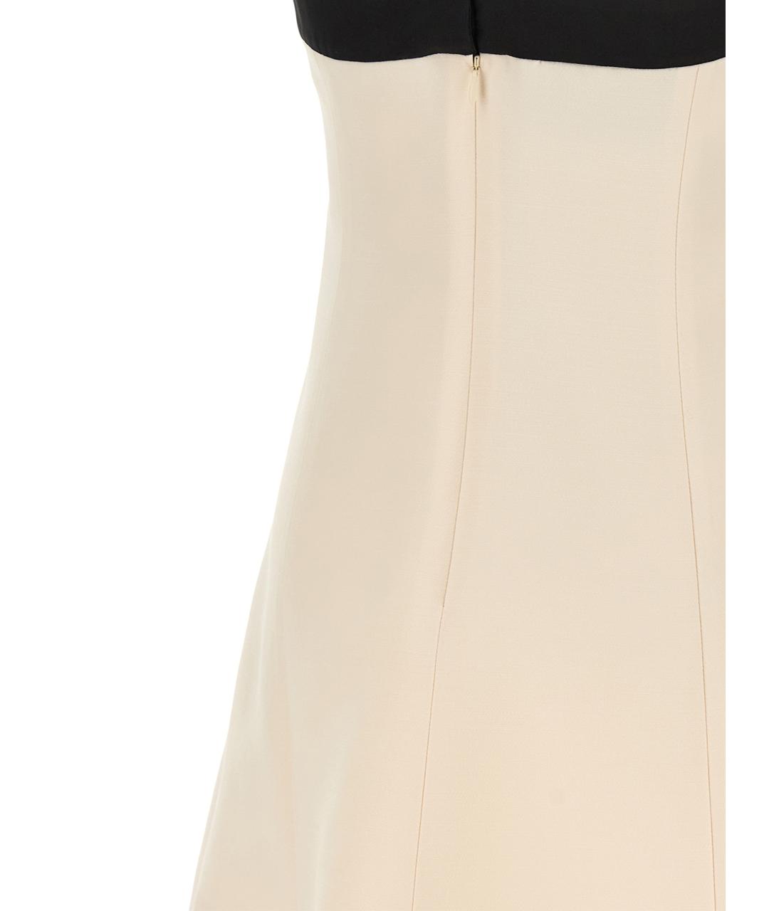 VALENTINO Белое шерстяное коктейльное платье, фото 4