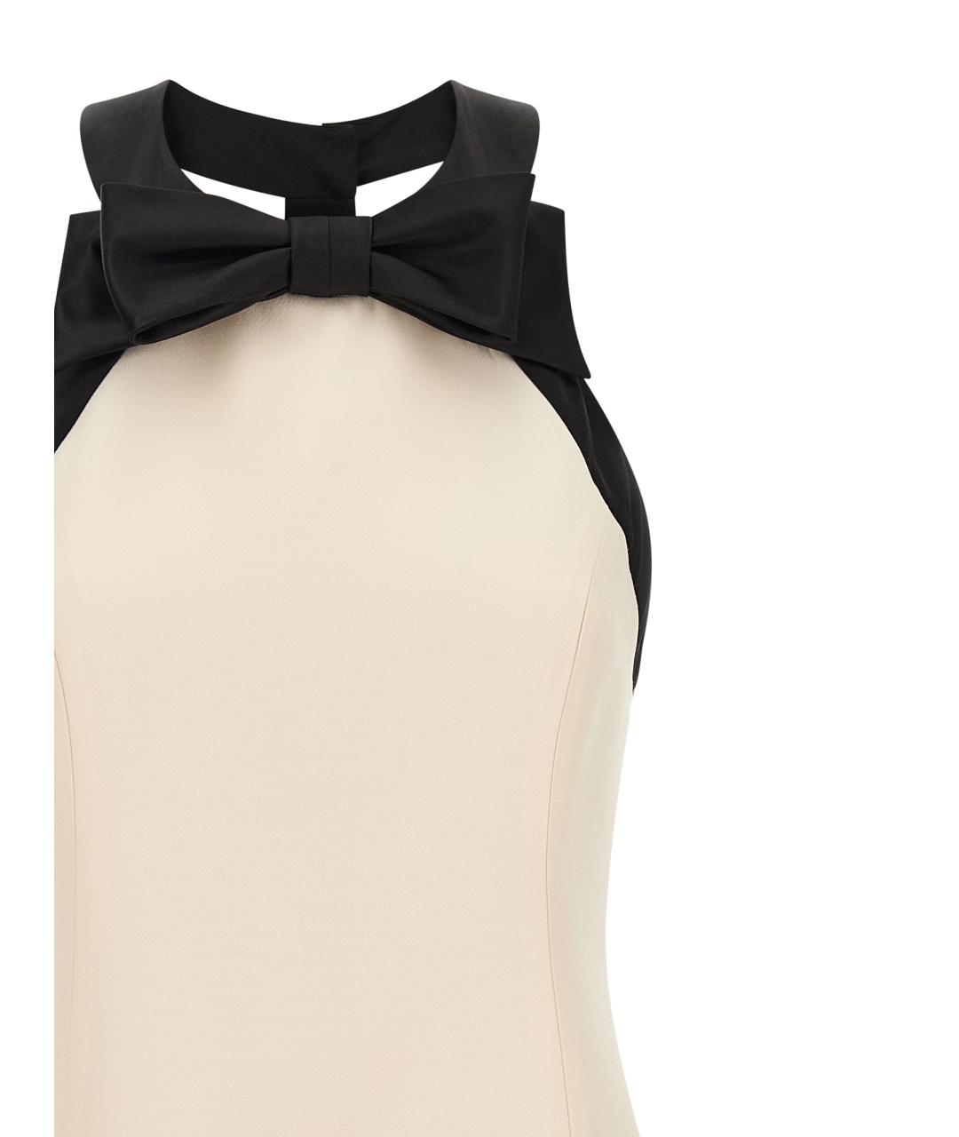 VALENTINO Белое шерстяное коктейльное платье, фото 3