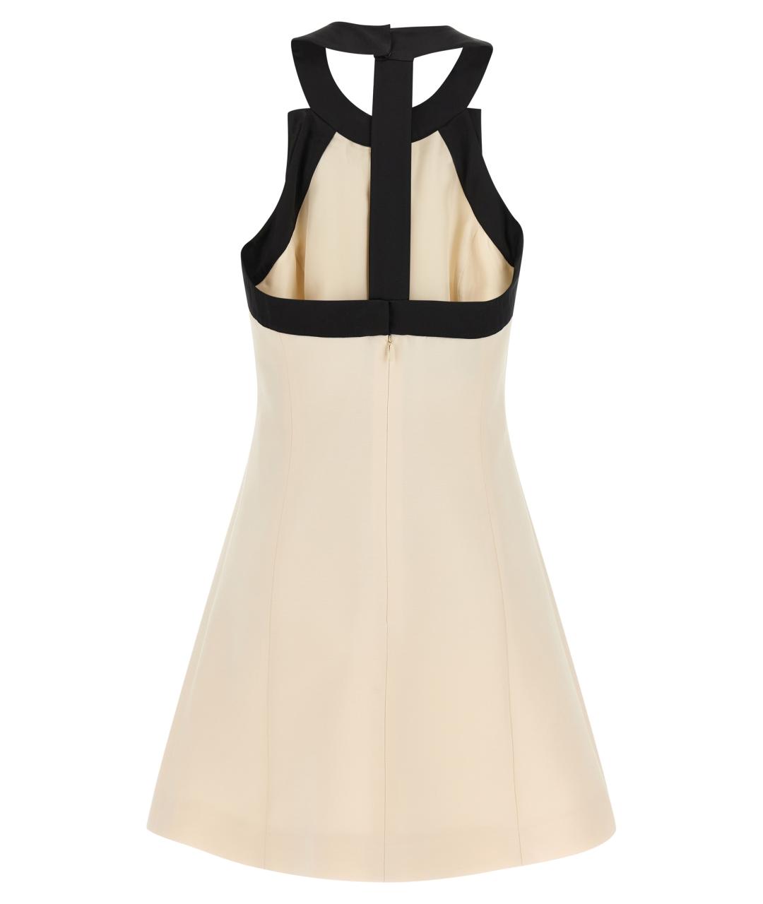 VALENTINO Белое шерстяное коктейльное платье, фото 2