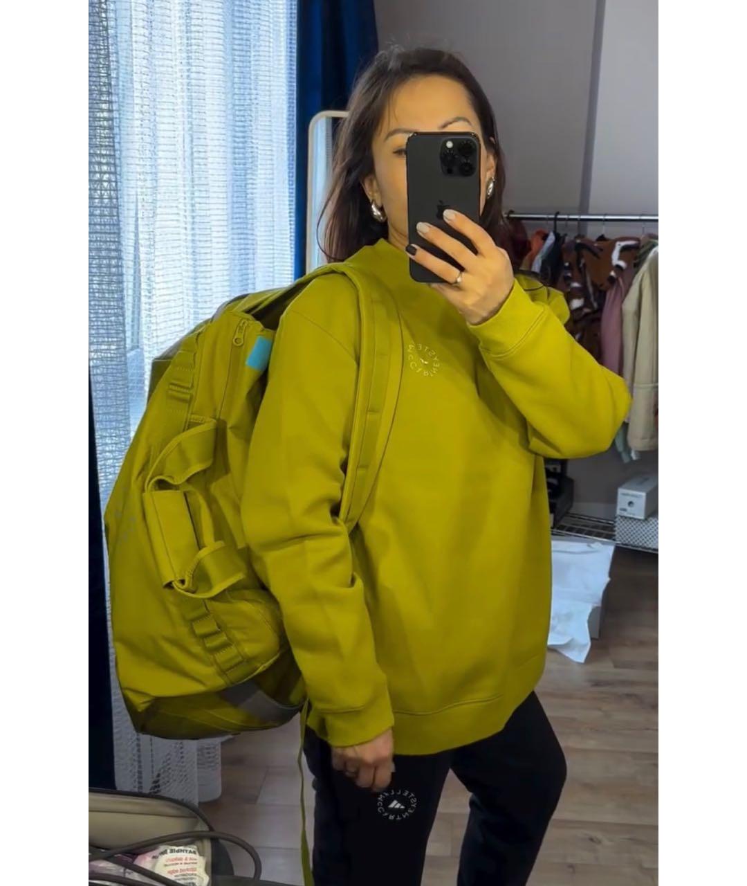 ADIDAS BY STELLA MCCARTNEY Горчичная дорожная/спортивная сумка, фото 3
