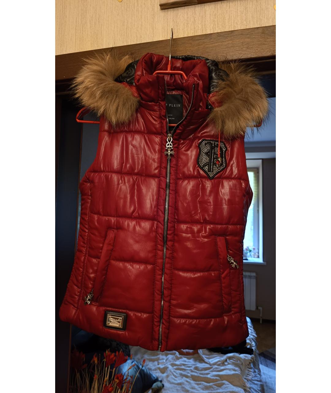 PHILIPP PLEIN Красный жилет, фото 10