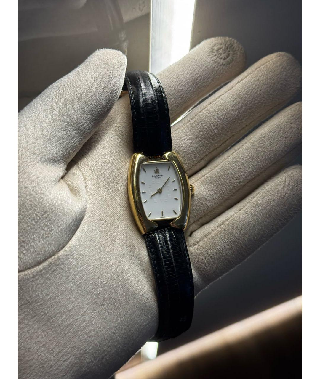 LANVIN Золотые позолоченные часы, фото 5