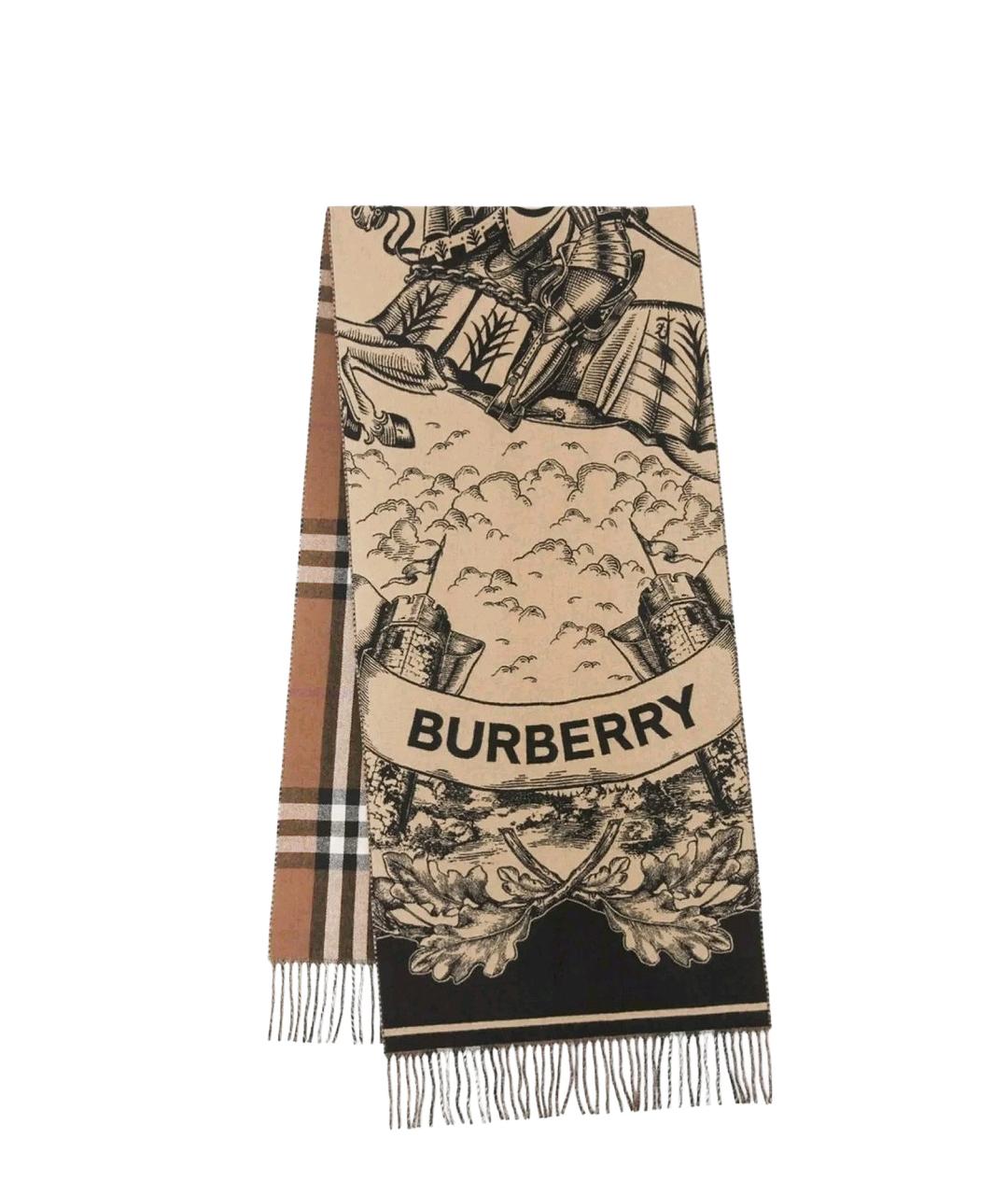 BURBERRY Мульти кашемировый шарф, фото 1