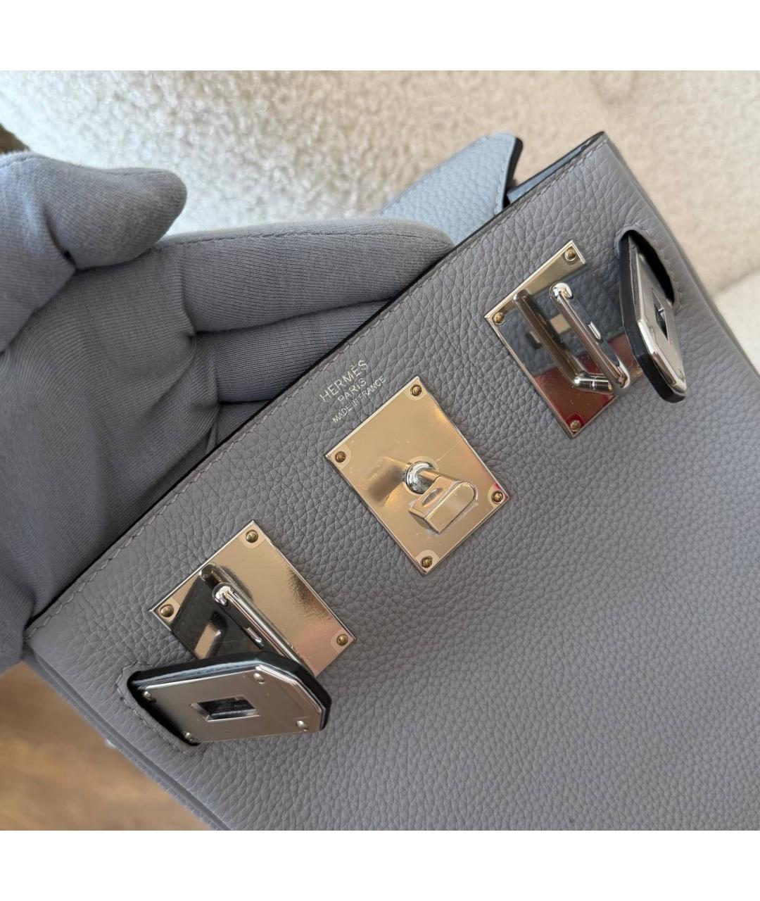 HERMES Кожаная сумка на плечо, фото 7