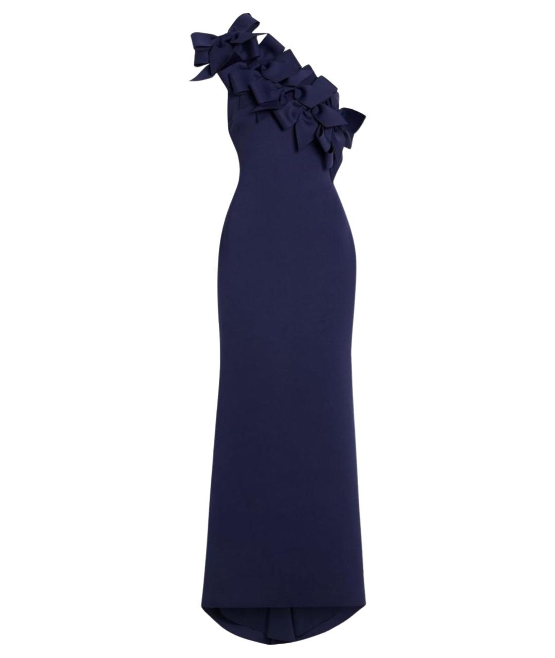 BADGLEY MISCHKA Темно-синее полиэстеровое вечернее платье, фото 1