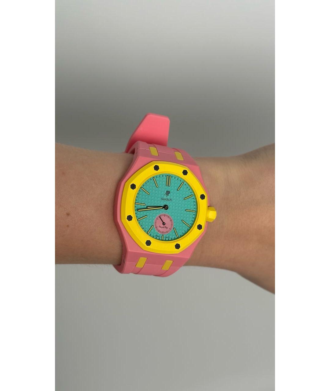 Swatch Желтые часы, фото 5