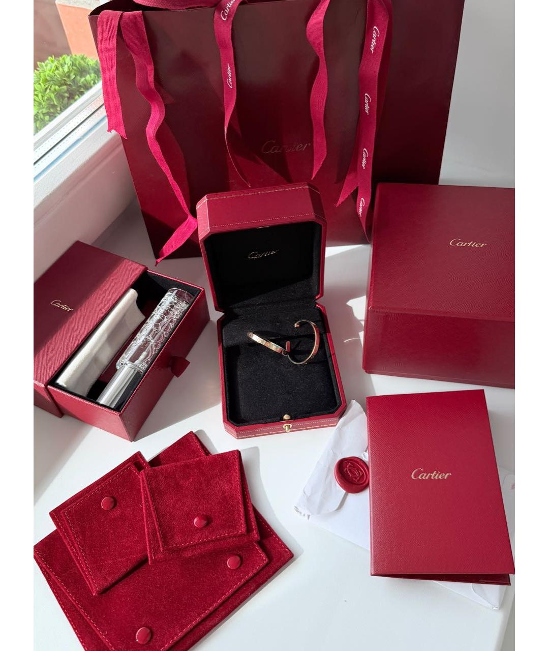 CARTIER Золотые серьги из желтого золота, фото 5