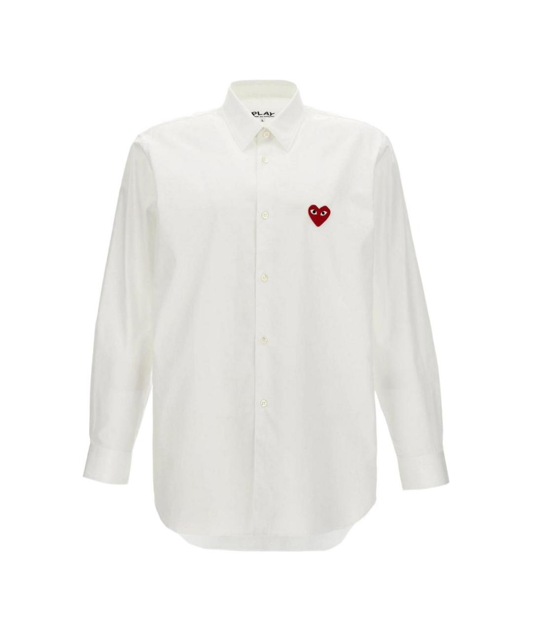 COMME DES GARÇONS Белая классическая рубашка, фото 1
