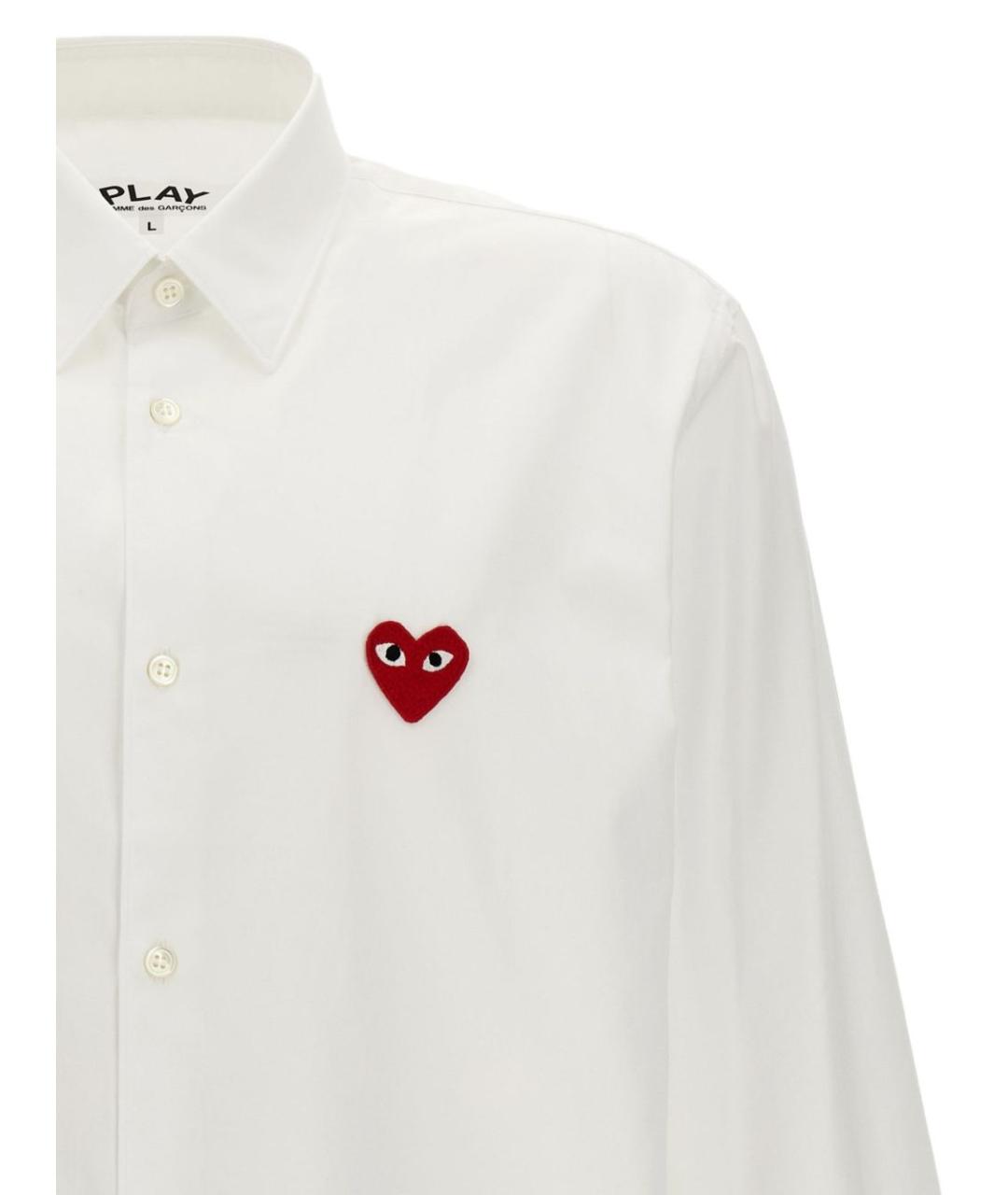 COMME DES GARÇONS Белая классическая рубашка, фото 2