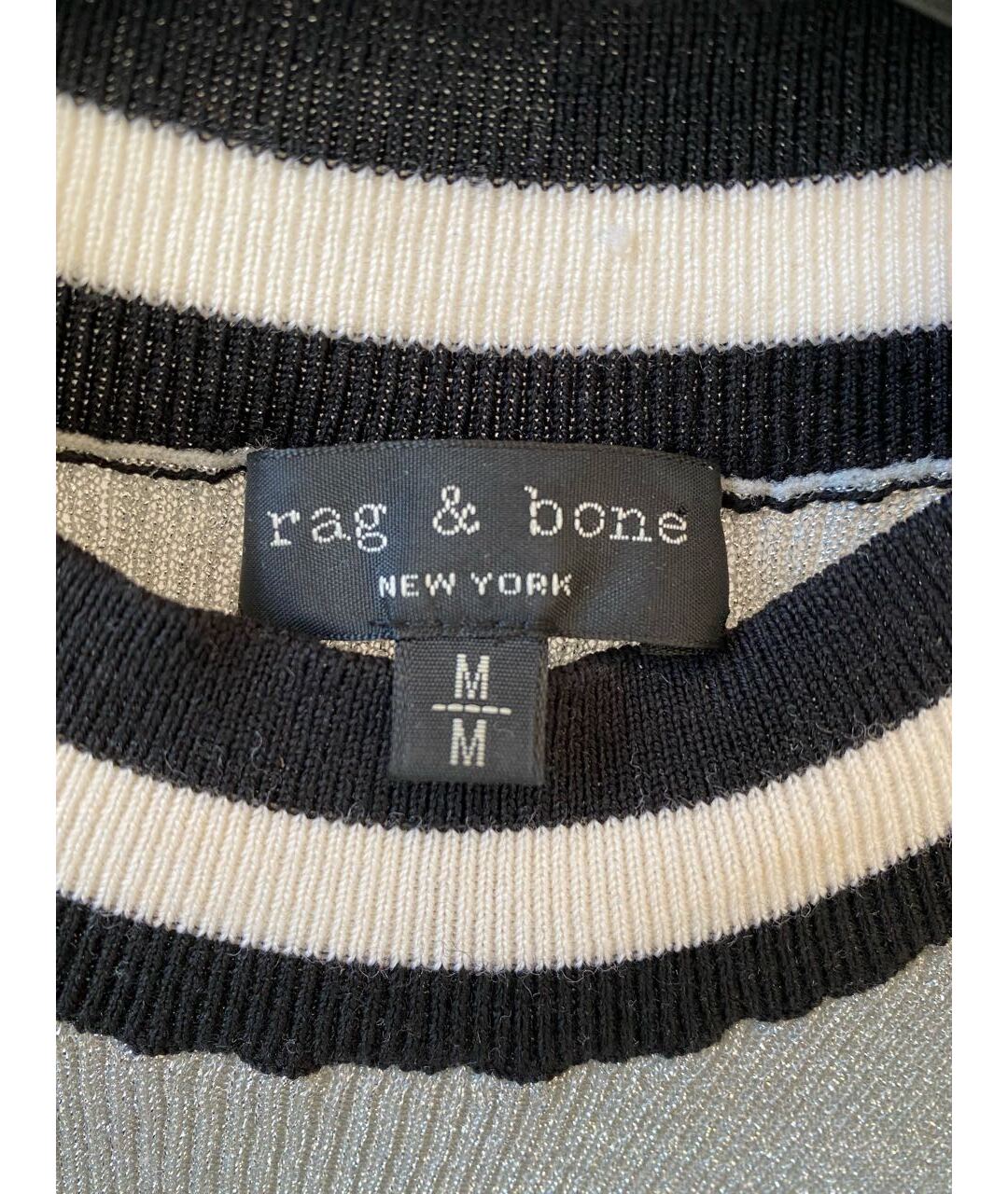 RAG&BONE Серая полиэстеровая майка, фото 3