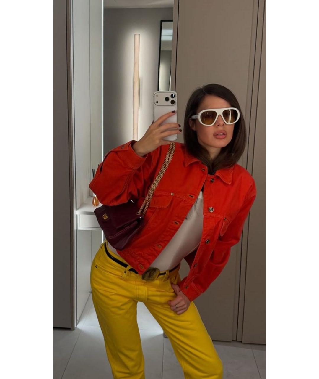 PRADA Белые пластиковые солнцезащитные очки, фото 5