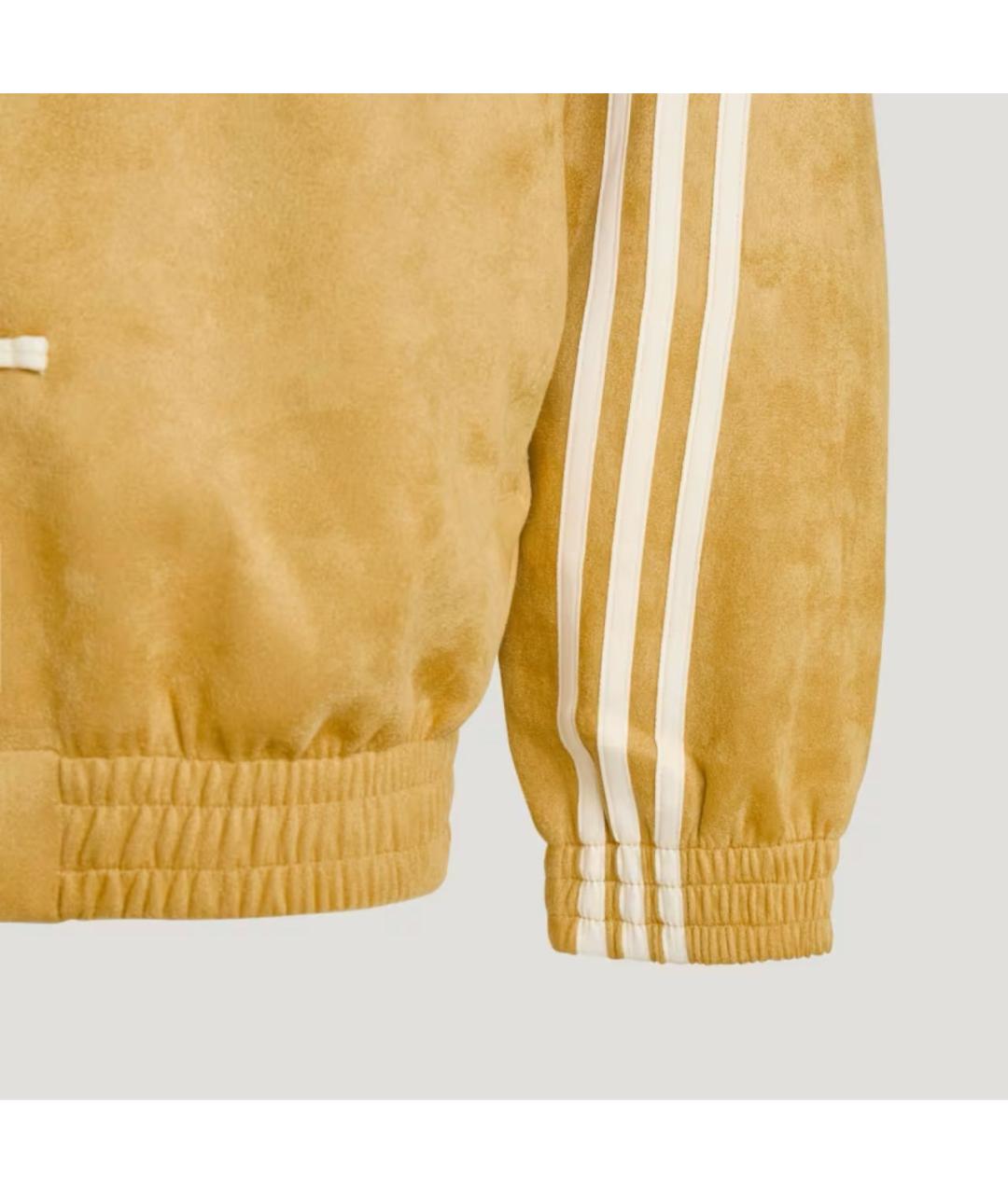 ADIDAS Горчичная полиэстеровая куртка, фото 3