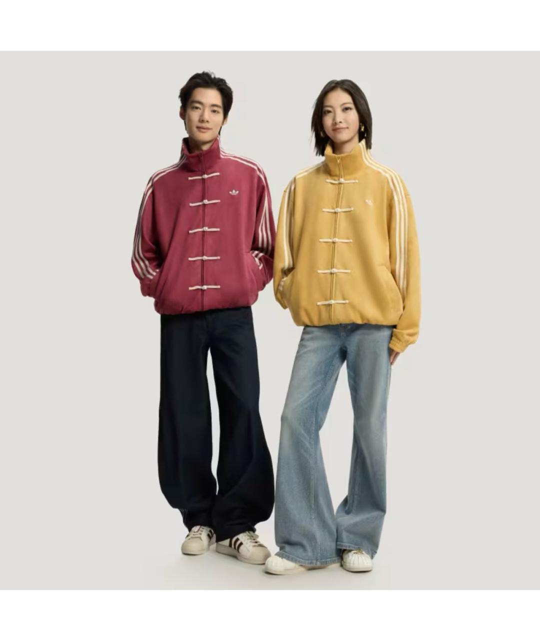 ADIDAS Горчичная полиэстеровая куртка, фото 4