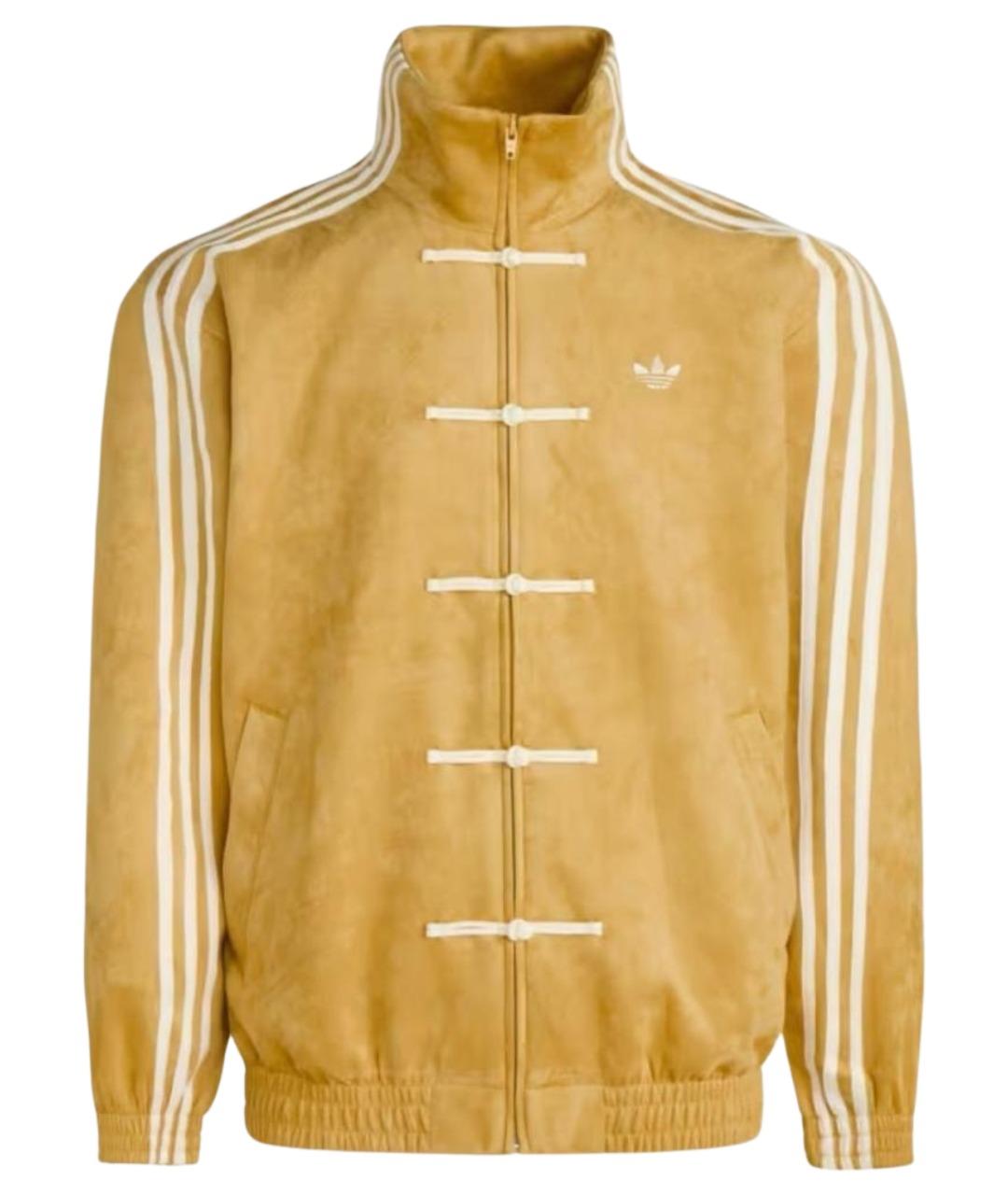 ADIDAS Горчичная полиэстеровая куртка, фото 1