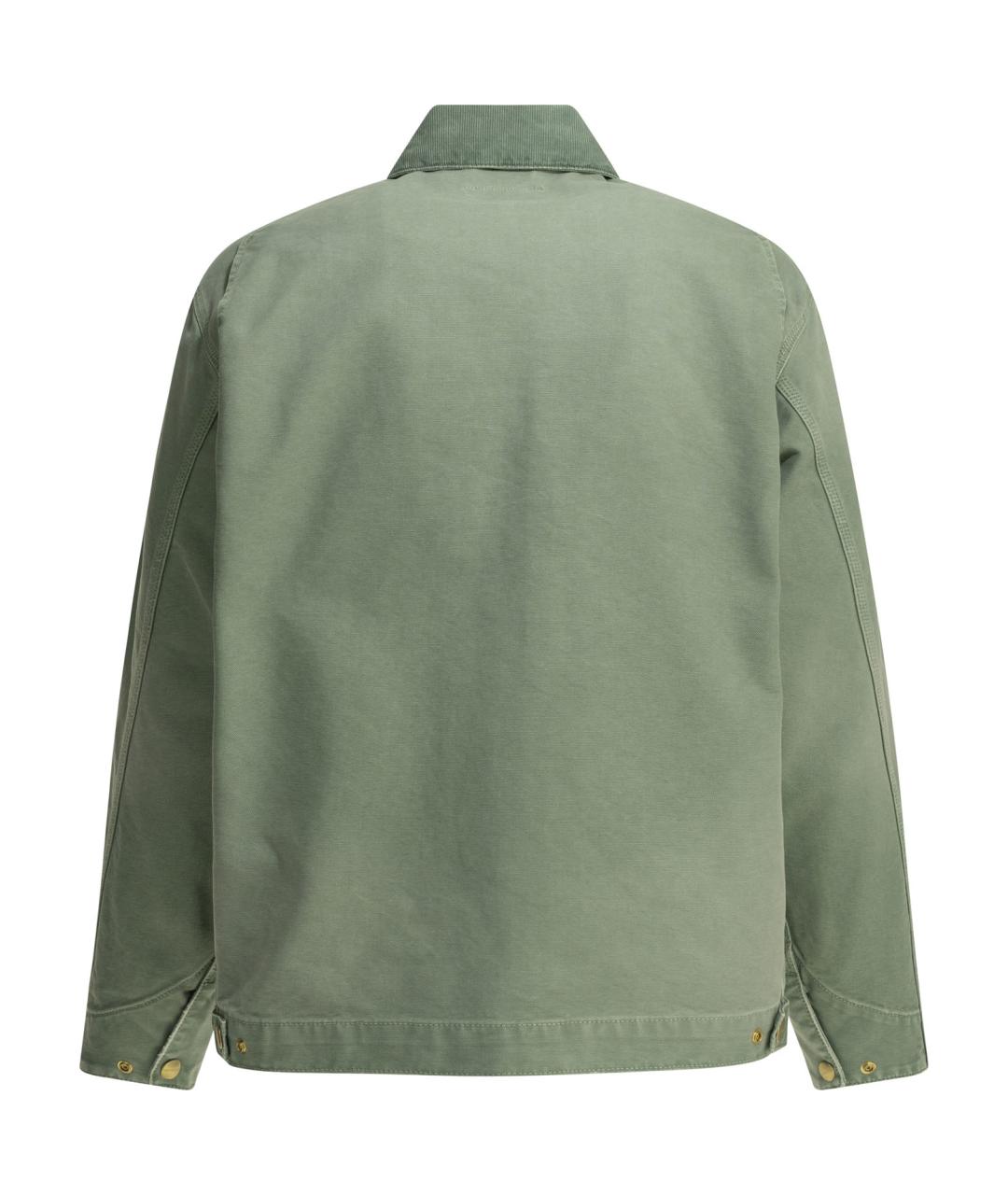 CARHARTT WIP Зеленая хлопковая куртка, фото 2