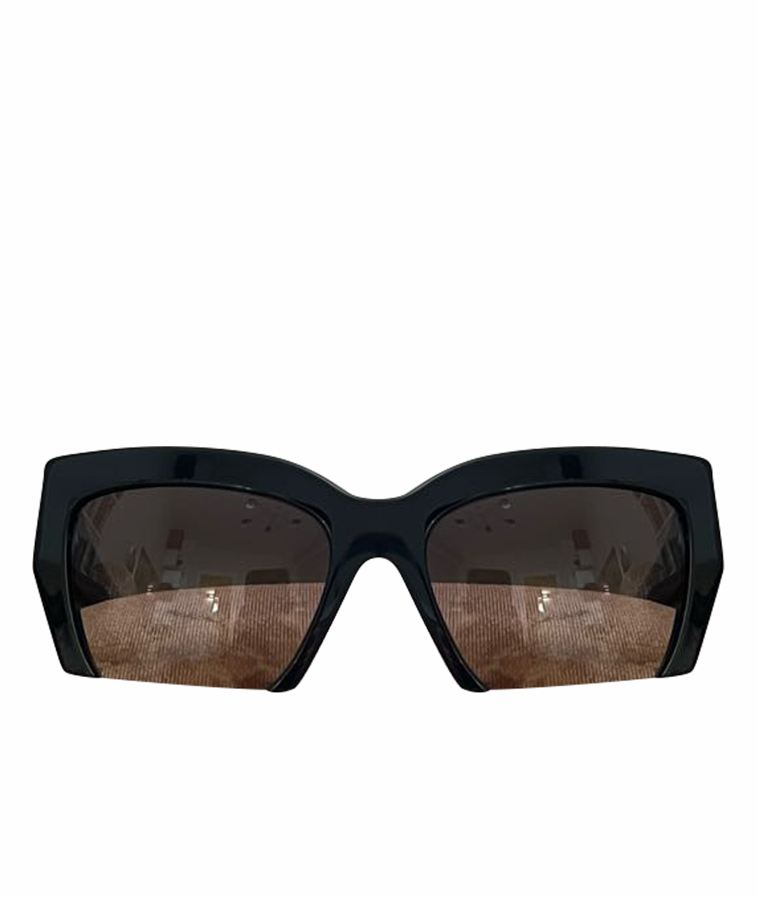 MIU MIU Черные пластиковые солнцезащитные очки, фото 1