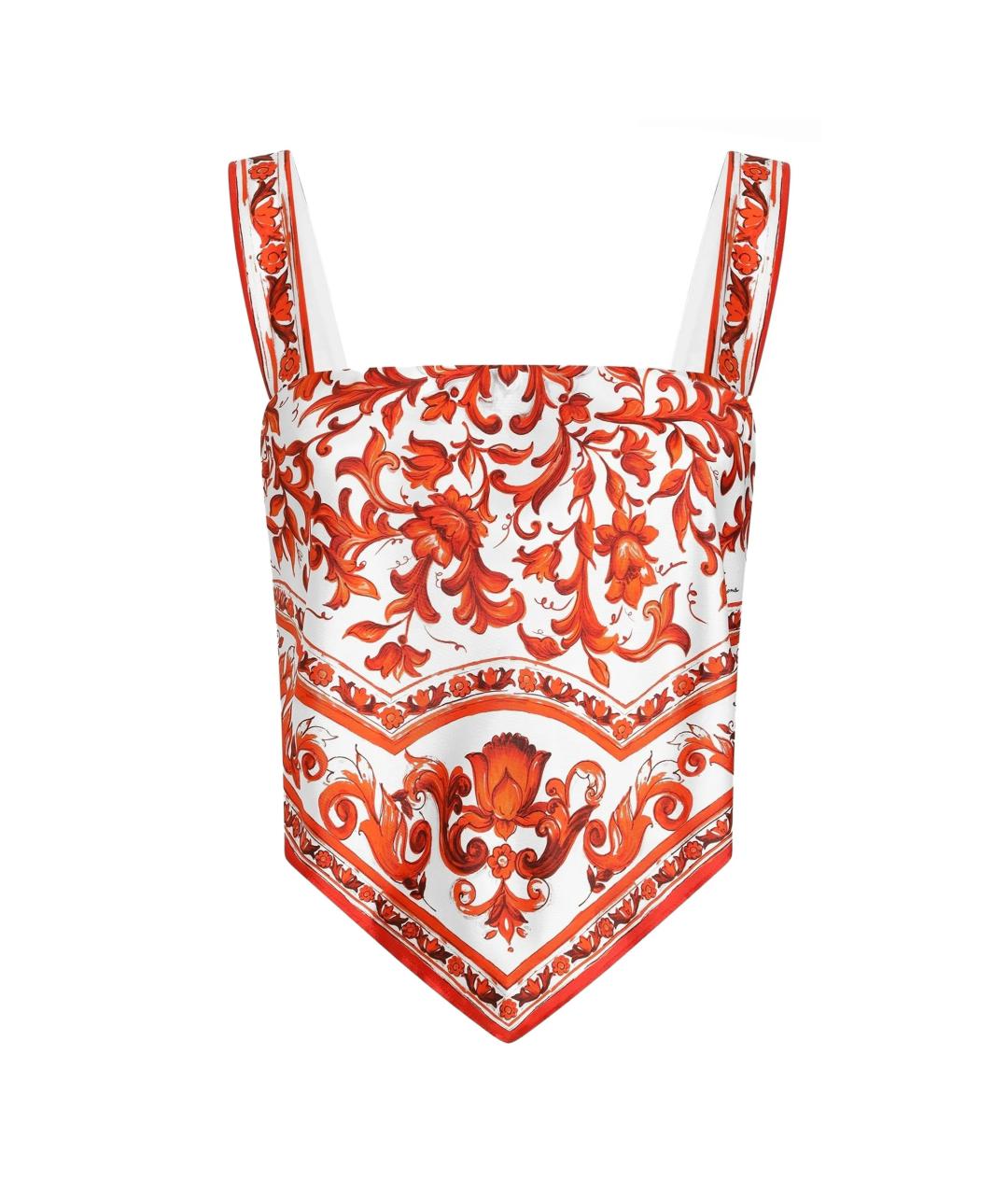 DOLCE&GABBANA Шелковая майка, фото 1