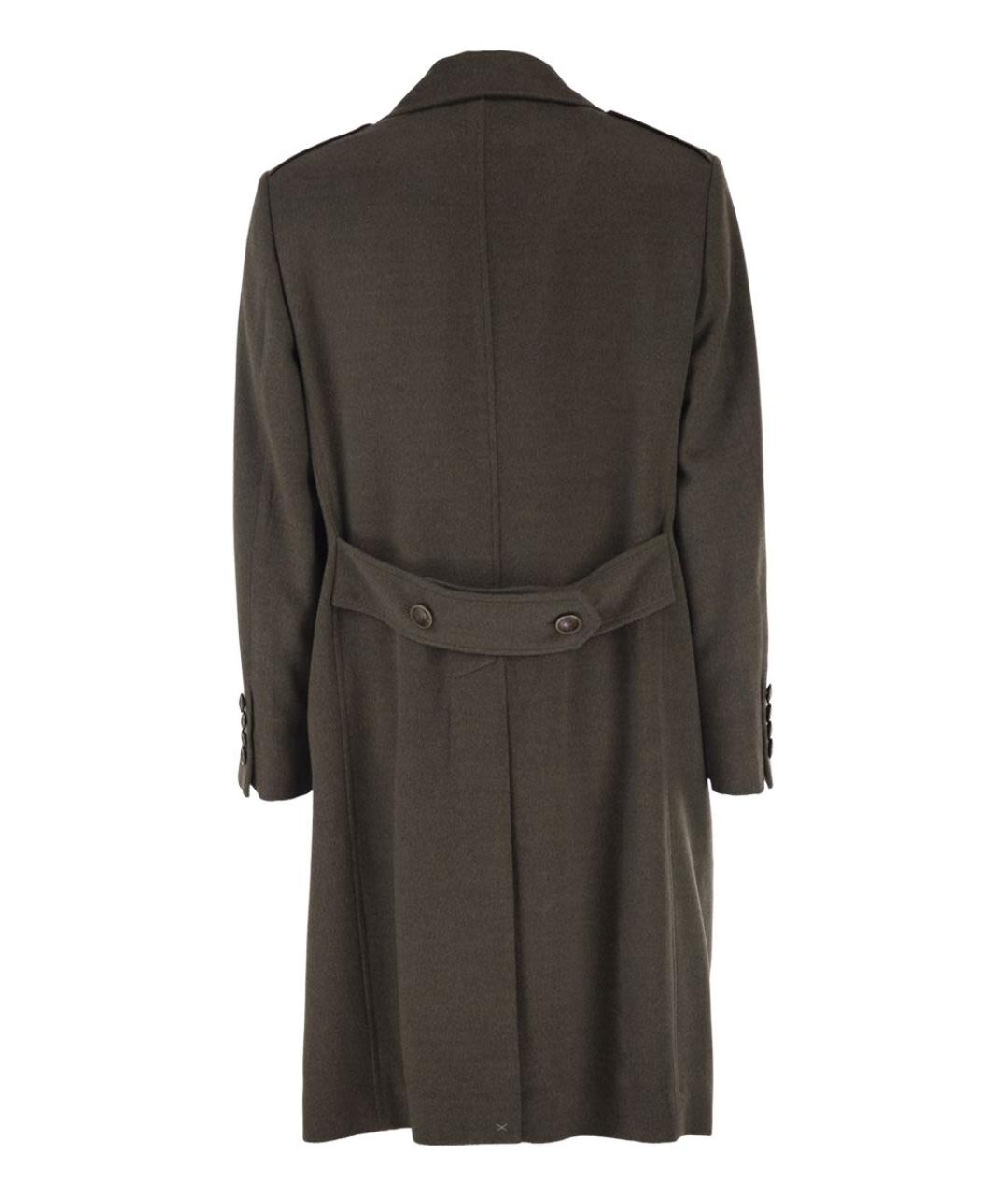 BRUNELLO CUCINELLI Коричневое шерстяное пальто, фото 2